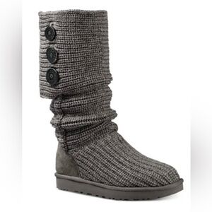 UGG Classic Cardy knit boots